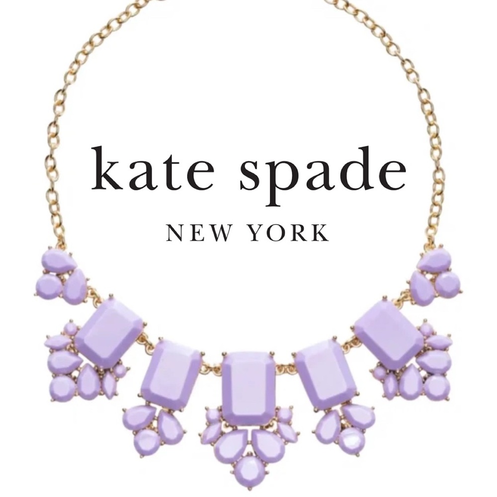 kate spade ♠️ Lavender Statement Necklace